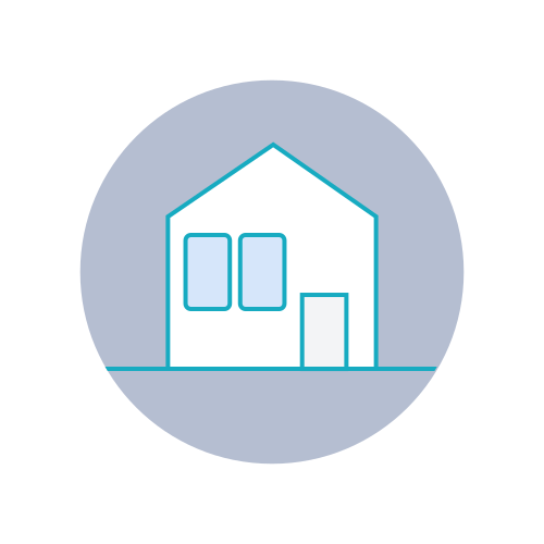 Detached house icon