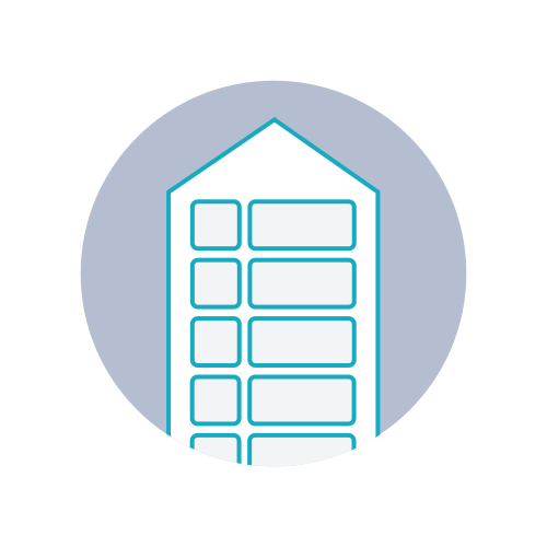 Apartment flat icon