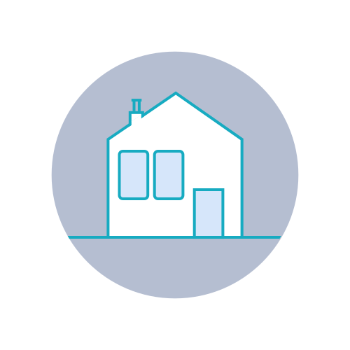Roof flue exit icon