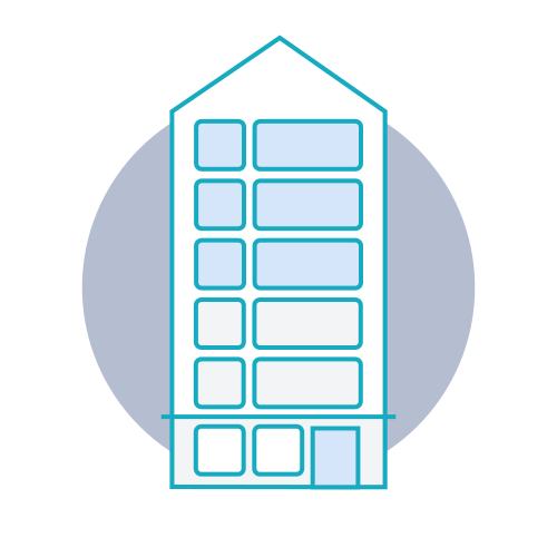 Second floor or higher icon